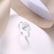 Wholesale Fashion Elegant Design Silver Plated Heart Shaped Ring for Women wedding jewelry SPR603 3 small