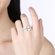 Wholesale luxury Trendy Silver Plated Geometric Zircon Ring Wedding Jewelry Rings Engagement For Women SPR611 0 small