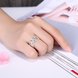 Wholesale New Creative Hot sale Trendy Silver Plated  Ring for Unisex jewelry High Quality Jewelry To Birthday Gift SPR613 0 small