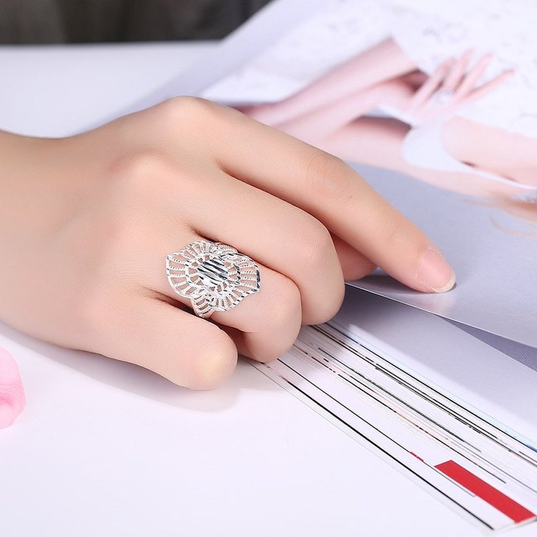 Wholesale Fashion wholesale jewelry Europe America Creative Trendy Silver Plated  araneose Ring jewelry  for Unisex SPR614 0