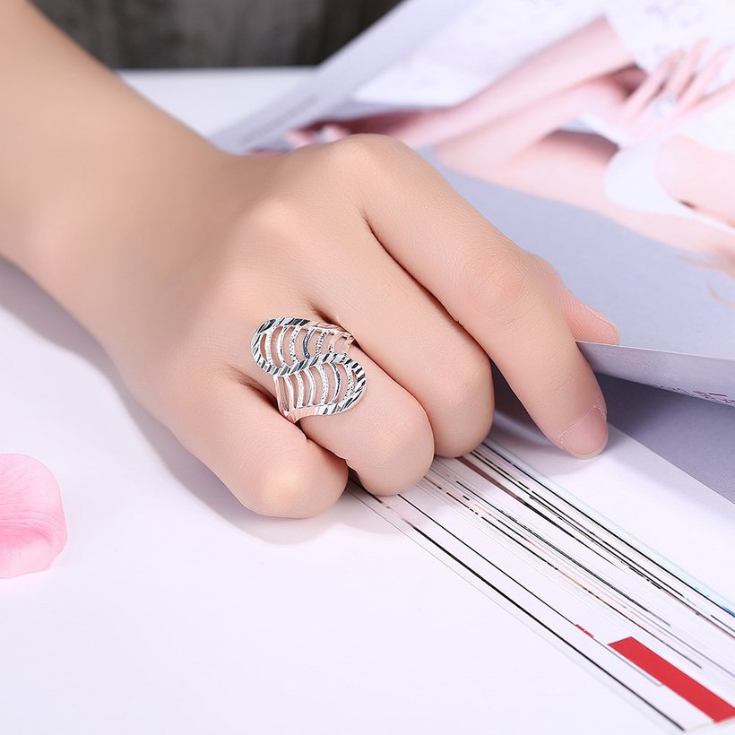 Wholesale Fashion wholesale jewelry Europe America Creative Trendy Silver Plated araneose Ring for Unisex finger wholesale jewelry SPR615 0