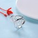 Wholesale Fashion wholesale jewelry Europe America Creative Trendy Silver Plated araneose Ring for Unisex finger wholesale jewelry SPR615 2 small
