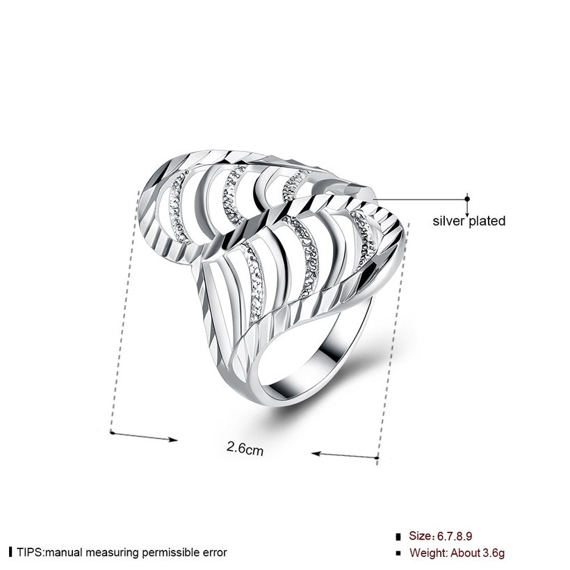 Wholesale Fashion wholesale jewelry Europe America Creative Trendy Silver Plated araneose Ring for Unisex finger wholesale jewelry SPR615 3