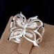 Wholesale Hot sale rings China Vintage Rhinestone butterfly Rings For Women Silver Color Hollow Big Ring Wedding Party animal Jewelry TGSPR076 4 small