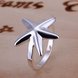 Wholesale Hot new products Europe and America retro creative jewelry silver fashion sea star ring high quality TGSPR172 0 small