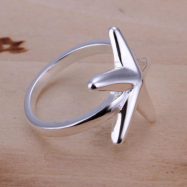 Wholesale Hot new products Europe and America retro creative jewelry silver fashion sea star ring high quality TGSPR172 2