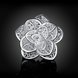 Wholesale New Style Famous Brand Jewelry Big Flower Shape Cubic Zirconia silver Finger Rings For Women Evening Party jewelry TGSPR186 3 small