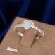 Wholesale Classic Simple Silver rings Cheap Heart Ring For Women Cute Romantic Birthday Gift For Girlfriend Fashion Zircon Stone Jewelry TGSPR314 3 small