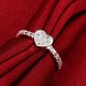 Wholesale Classic Simple Silver rings Cheap Heart Ring For Women Cute Romantic Birthday Gift For Girlfriend Fashion Zircon Stone Jewelry TGSPR314 4 small