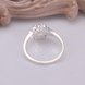 Wholesale rings jewelry from China Snowflakes Flower Ring Crystal Cubic Zircon Stylish Christmas Decoration Jewelry TGSPR533 3 small