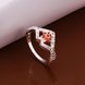 Wholesale Romantic Classical Female AAA Crystal red Zircon Stone Ring Silver color Finger Ring Promise Engagement Rings for Women TGSPR559 1 small
