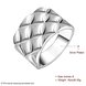 Wholesale silver palted rings from China graven Web Ring For Woman Fashion Charm Wedding Engagement party Jewelry TGSPR575 1 small