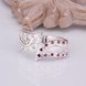 Wholesale Romantic Ladies Zircon Ring Crystal Ring For Women Fashion Glamour Engagement Ring female Jewelry Accessories TGSPR607 1 small