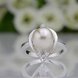 Wholesale Fashion white Pearl Rings for Women Jewelry Zircon Ring Accessories Wedding Engagement party TGSPR701 3 small