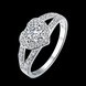 Wholesale Romantic Fashion Women's Rings shinny heart-shaped zircon Love Pattern Wedding Valentine's Gift Jewelries Ornaments TGSPR704 2 small