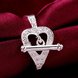 Wholesale Hot sale rings from China Romantic Love Heart Key Lock Rings For Women Purple Sweet Silver Ring Wedding Party Luxury Jewelry TGSPR152 4 small