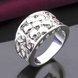 Wholesale Gorgeous Hollow Flower Design Women Ring Wedding Dancing Party Delicate Rings Trendy finger Jewelry TGSPR155 2 small