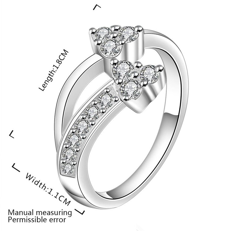 Wholesale Newest hot sale Ring for Women Wedding Trendy Jewelry Dazzling CZ Stone Modern Rings TGSPR187 1