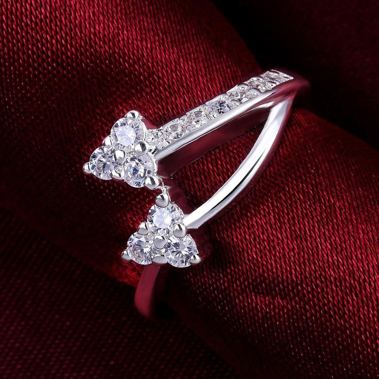 Wholesale Newest hot sale Ring for Women Wedding Trendy Jewelry Dazzling CZ Stone Modern Rings TGSPR187 2