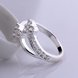 Wholesale Newest hot sale Ring for Women Wedding Trendy Jewelry Dazzling CZ Stone Modern Rings TGSPR187 4 small