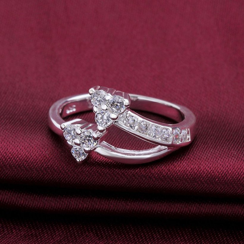Wholesale Newest hot sale Ring for Women Wedding Trendy Jewelry Dazzling CZ Stone Modern Rings TGSPR187 5