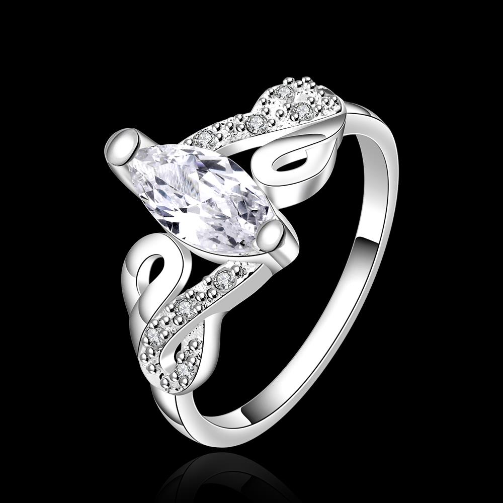 Wholesale Fashion Women's Rings With olive AAA champagne Zircon Ring banquet Wedding and valentine's  Gifts TGSPR403 3
