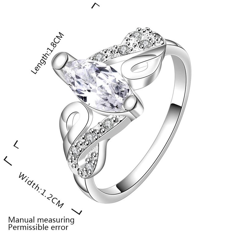 Wholesale Fashion Women's Rings With olive AAA champagne Zircon Ring banquet Wedding and valentine's  Gifts TGSPR403 4