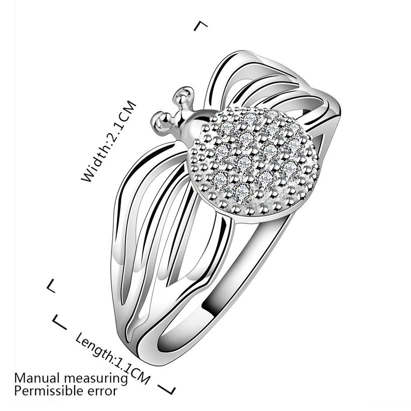 Wholesale Hot selling Woman Zircon rings Jewelry Ladies Wedding Rings spider Crystal Stone Engagement Cocktail party Ring TGSPR466 1