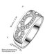 Wholesale Fashion Silver rings from China Infinity Love 8 shape CZ Finger Ring for Women Wedding Engagement Jewelry Gift TGSPR520 1 small