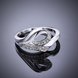 Wholesale Romantic Ladies Zircon Ring Crystal Ring For Women Fashion Glamour Engagement Ring female Jewelry Accessories TGSPR537 4 small