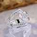 Wholesale Trendy Europe Style White CZ Ring Brand Fashion Jewelry Cubic Zircon Crystal Engagement Wedding Rings For Women TGSPR015 4 small