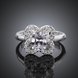 Wholesale New Products Simple Butterfly white Zircon Ring Women's Romantic Accessories Lovers' Day Gift  Rings  TGSPR655 0 small