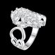 Wholesale wholesale price for women girl Retro hollow zircon ring Lovely Wedding party silver color ring noble fashion classic Jewelry TGSPR714 0 small