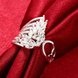 Wholesale wholesale price for women girl Retro hollow zircon ring Lovely Wedding party silver color ring noble fashion classic Jewelry TGSPR714 3 small