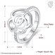 Wholesale New Design Hollow Rose Flower Finger Rings for Women Silver Wedding engagement party jewelry Ring Gift TGSPR029 1 small
