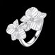 Wholesale Elegant Flower Bling Zircon Stone Plant Rings for Women Cute Wedding Engagement Fashion Party Ring Jewelry  TGSPR036 0 small