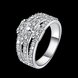 Wholesale Wholeale rings from China luxury Multilayer Hollow Big Rings Silver Color Cubic Zirconia Inlay Wedding Women Rings Jewelry TGSPR047 0 small