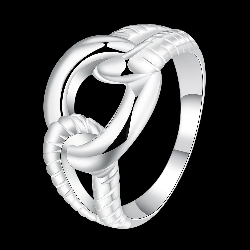 Wholesale Fashion wholesale jewelry from China Trendy Silver rings Ring Vintage Twisted Rope Ring for Women Design Ring TGSPR058 0