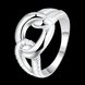 Wholesale Fashion wholesale jewelry from China Trendy Silver rings Ring Vintage Twisted Rope Ring for Women Design Ring TGSPR058 0 small