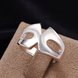 Wholesale Hot sale rings from China Geometric Wave hollow Finger Rings for Women Wedding Engagement Jewelry Gift TGSPR135 3 small