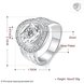 Wholesale rings from China Promotion Shiny white rings Banquet Holiday Party wedding jewelry TGSPR156 2 small