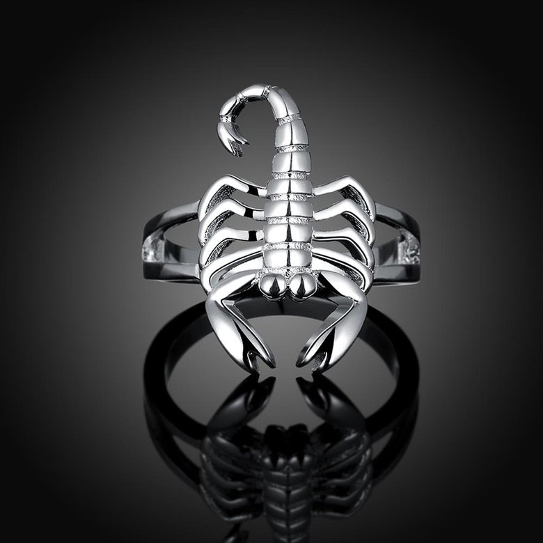 Wholesale Hot sale Animal Ring  Scorpion Ring For Women Fashion Wedding Engagement Party Gift Charm Jewelry TGSPR158 2