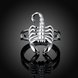 Wholesale Hot sale Animal Ring  Scorpion Ring For Women Fashion Wedding Engagement Party Gift Charm Jewelry TGSPR158 2 small