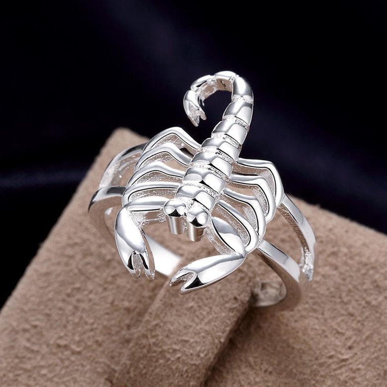 Wholesale Hot sale Animal Ring  Scorpion Ring For Women Fashion Wedding Engagement Party Gift Charm Jewelry TGSPR158 3