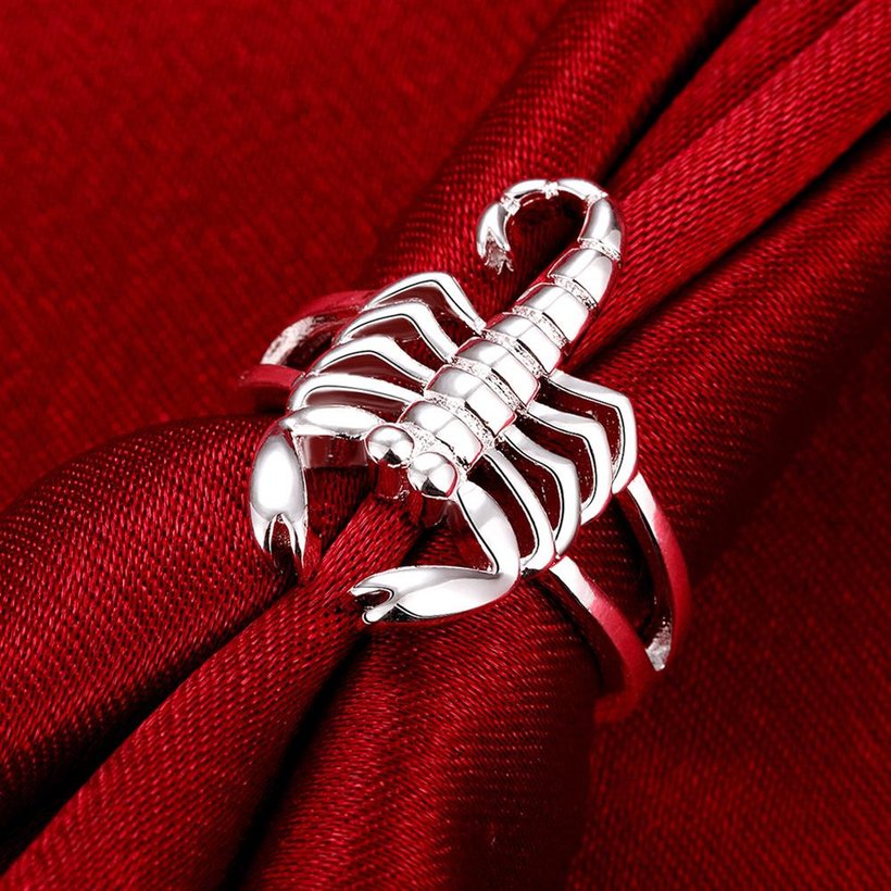 Wholesale Hot sale Animal Ring  Scorpion Ring For Women Fashion Wedding Engagement Party Gift Charm Jewelry TGSPR158 4