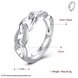 Wholesale New Arrival Elegant Pure Special Beautiful Winding Shinning Rhinestone Fine Rings Good Girls/Women TGSPR188 1 small