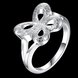 Wholesale jewelry from China Butterfly Ring For Women Wedding Engagement Party Fashion Charm Jewelry TGSPR192 0 small