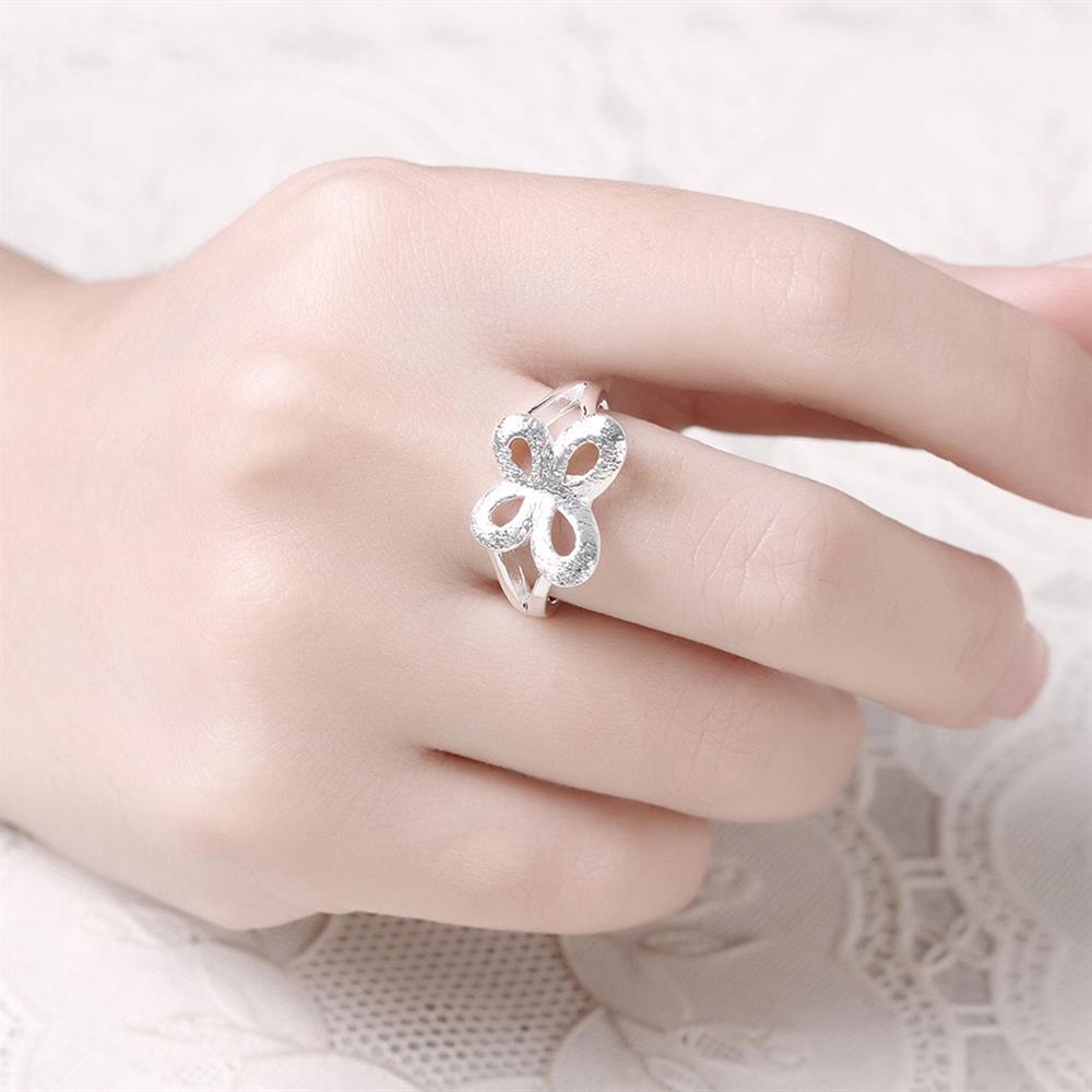Wholesale jewelry from China Butterfly Ring For Women Wedding Engagement Party Fashion Charm Jewelry TGSPR192 5
