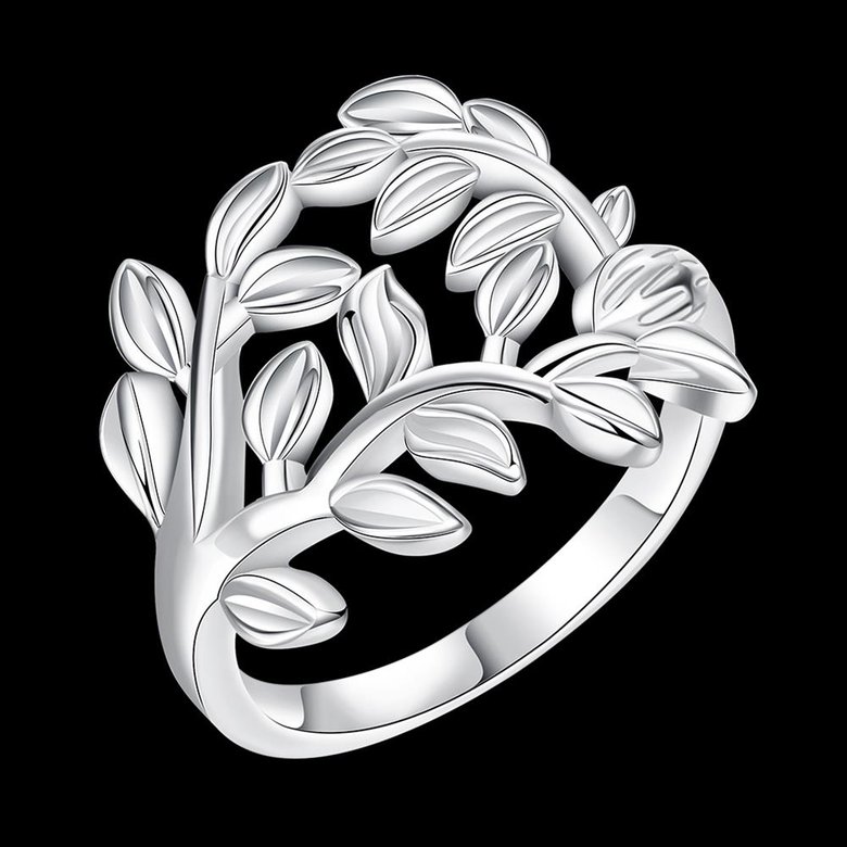 Wholesale Hollow out Flower vine rings for women Engagement party jewelry Girls Ladies wedding ring  TGSPR212 1