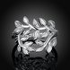 Wholesale Hollow out Flower vine rings for women Engagement party jewelry Girls Ladies wedding ring  TGSPR212 3 small